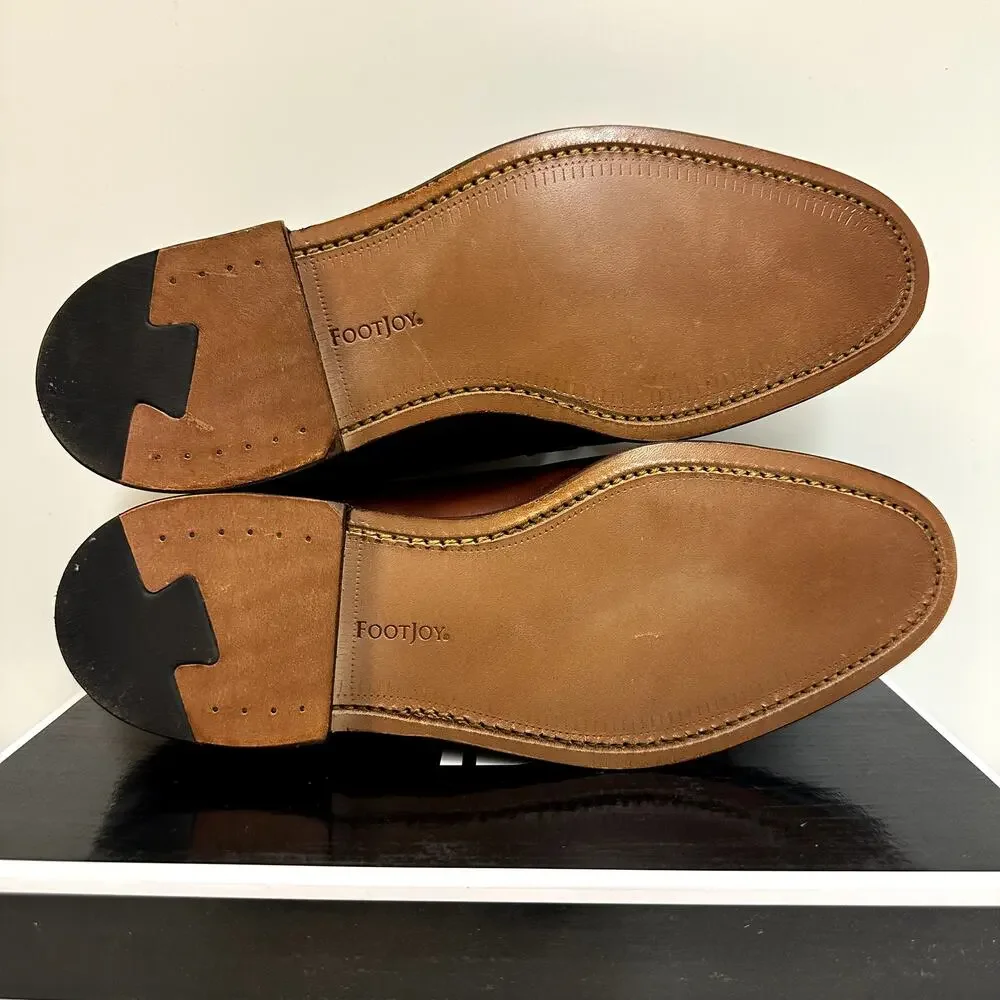 NIB Rancourt & Co. x FootJoy Split Toe Derby Dress Shoe Brown Calf 79206 8 D